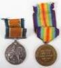 Scarce WW1 Medal Pair Canadian Overseas Railway Construction Corps - 2