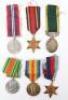WW1 Allied Victory Medal and WW2 Territorial Efficiency Medal Group of Frederick William Osborne, Hampshire Regiment, Ox & Bucks and Royal Artillery