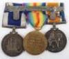 Great War Medal Pair and Naval Long Service Group of Three - 4