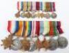 WW1 & WW2 Campaign Medal Group of Eight to Submarine Officer