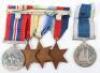 WW2 Royal Navy Long Service Good Conduct Medal Group of Four HMS Pretoria Castle - 4