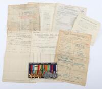 WW2 Campaign and Royal Naval Long Service Good Conduct Medal Group of Seven Master at Arms HMS Scylla