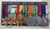 WW2 Campaign and Royal Naval Long Service Good Conduct Medal Group of Seven Master at Arms HMS Scylla - 4