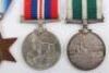 Historically Interesting Royal Naval Reserve Long Service Medal Group of Four, Crewman of the Armed Merchant Cruiser HMS Voltaire, Who Was Taken Prisoner of War After the Gallant Last Stand Action Against the German Auxiliary Cruiser Thor, off the Cape Ve - 6