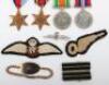 WW2 Royal Air Force No 110 Squadron 1945 Casualty Medal Group - 2