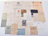 Civil Defence Long Service Medal and Paperwork Grouping of Maurice Pierssene Assistant Chief Warden for Tottenham, North London