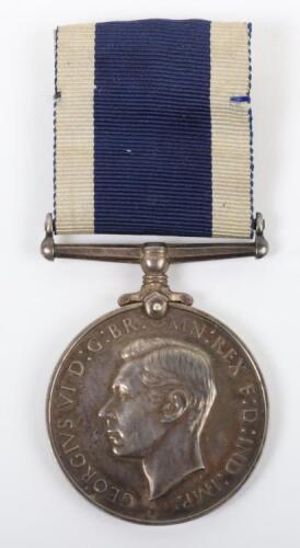 George VI Royal Naval Long Service Good Conduct Medal HMS Shoreham