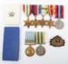 Korean War Medal Pair Royal Navy HMS Mounts Bay - 2