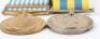 Korean War Medal Pair Royal Navy HMS Mounts Bay - 6