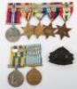 Korean War Medal Pair Royal Navy HMS Mounts Bay - 8