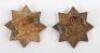 Pair of 36th (Herefordshire) Regiment of Foot Collar Badges - 2