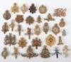 30x British Corps Cap Badges