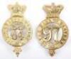 2x Pre Territorial Victorian Glengarry Badges