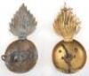 2x Royal Irish Fusiliers Officers Fur Cap Grenades - 2