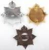 3x Royal Army Service Corps Officers Cap Badges - 2