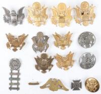 Grouping of American (USA) Military Badges