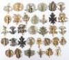 34x British Infantry of the Line Cap Badges - 2