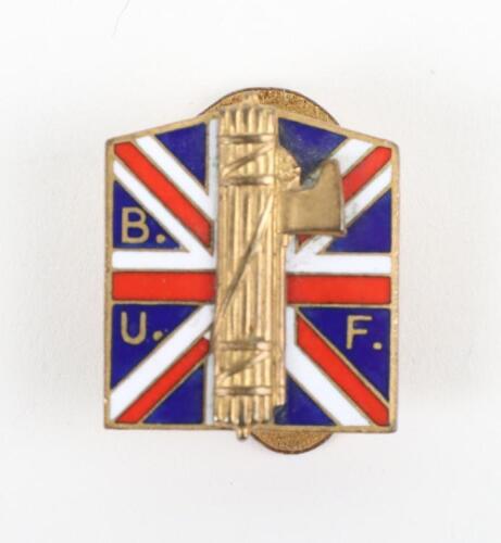 Scarce Italian Made British Union of Fascists (B.U.F) Members Lapel Badge