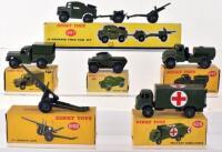 Boxed Dinky Military vehicles