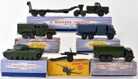 Boxed Dinky Military vehicles