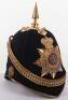 Victorian The Royal Irish Regiment Officers Home Service Helmet - 7