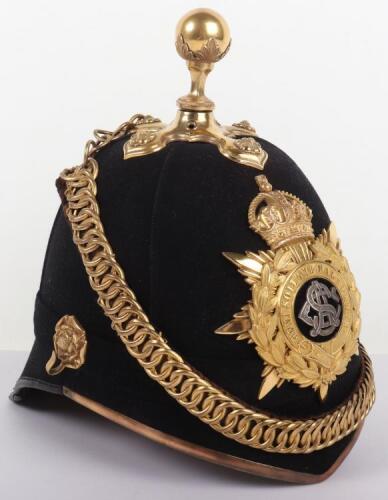 British Army Service Corps Officers Home Service Helmet