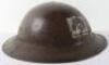 WW1 British Brodie Helmet Divisionally Marked to the 46th North Midland Division - 3