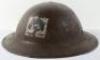 WW1 British Brodie Helmet Divisionally Marked to the 46th North Midland Division - 4