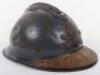 WW1 French Artillery Adrian Pattern Steel Combat Helmet - 5