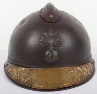 WW1 French Infantry Adrian Pattern Steel Combat Helmet