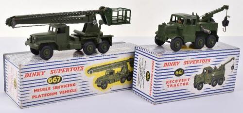 Two Boxed Dinky Supertoys Military Models