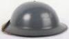 WW2 British Home Front “Sunblem Battery” Factory Workers Steel Helmet - 6