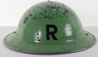 WW2 British Home Front Rescue Party Steel Helmet