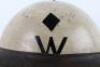 WW2 British Senior Wardens Steel Helmet with Half Gas Cape - 2