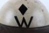 WW2 British Senior Wardens Steel Helmet with Half Gas Cape - 7