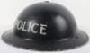 WW2 British Police Officers Steel Helmet - 4