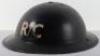 WW2 British Home Front Report & Control Steel Helmet - 3