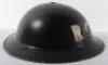 WW2 British Home Front Report & Control Steel Helmet - 4