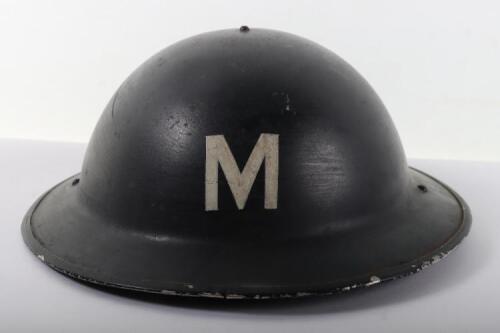 WW2 British Home Front Messengers Steel Helmet