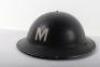 WW2 British Home Front Messengers Steel Helmet - 3