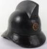 WW2 British Home Front Sevenoaks Rural Fire Brigade Helmet & Citation - 6