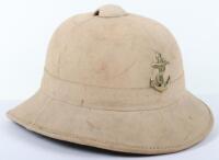 WW2 Free French Naval Sun Helmet