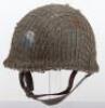 WW2 American Fixed Bale M1 Steel Combat Helmet - 4