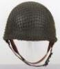 WW2 American Fixed Bale M1 Steel Combat Helmet