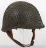 WW2 American Fixed Bale M1 Steel Combat Helmet - 2