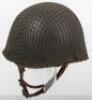 WW2 American Fixed Bale M1 Steel Combat Helmet - 4