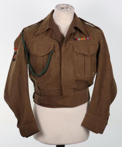 WW2 British Sherwood Foresters (Notts & Derby) Regiment Officers Battle Dress Blouse