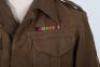 WW2 British Sherwood Foresters (Notts & Derby) Regiment Officers Battle Dress Blouse - 2