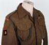 WW2 British Sherwood Foresters (Notts & Derby) Regiment Officers Battle Dress Blouse - 3