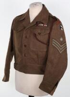 British Hallamshire Battalion York & Lancaster Regiment 49th Infantry Division Battle Dress Blouse